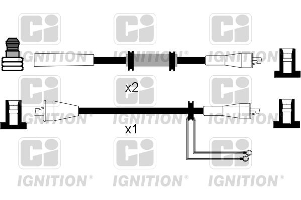 QUINTON HAZELL Комплект проводов зажигания XC929